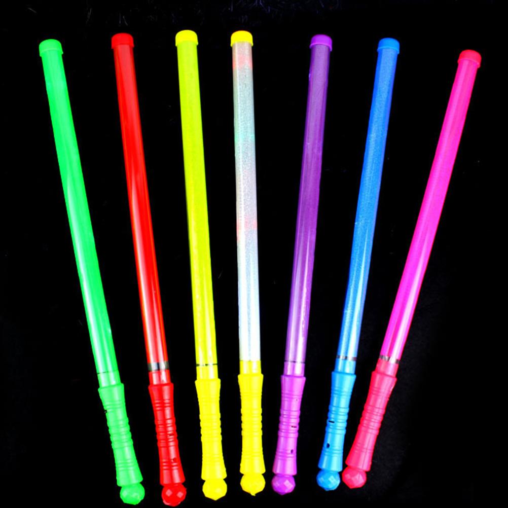 12 Pcs 48CM Flashing Sticks Plastic Light Up Toys Glow Stick Party Favors for Birthday