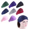 1Pc Women Elastic Turban Wide Headwrap Stretch Hair Bands Headwear Polyester Headpiece