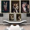 Canvas Painting for Living Room HD Tiger Zebra Leopard Lion Poster Moderne Wall Art Decorativas Abstracto Animals Print Picture