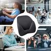 Lumbar Support Pillow For Car Memory Foam Breathable Cushion Back Cushion For Body Rest Long Sitting Driving Travel Car Airplane