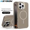 KEYSION Magnetic Wireless Charging Case for MagSafe iPhone 14 15 16 Pro Max 16 Plus Heat Dissipation Camera Kickstand Phone Cover