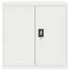 VidaXL White Filing Cabinet 90x40x90 Cm Steel 339728