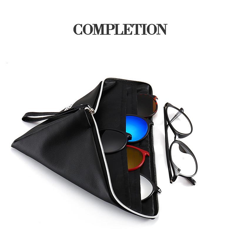 Clip On Sun Glasses Women Driving Eyewear 6 In 1 Polarized Hot Sale Clip High Quality Sunglasses Magnet Magnetic Unisex Travel Optical Accessories