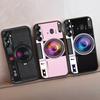 Funny Camera Patterned Phone Case For Samsung S24 S23 Ultra Plus A55 A54 A35 A34 A25 A24 A23 A15 A14 4G 5G For Samsung A54 Shockproof Bumper Cover