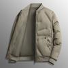 New Down Cotton Jacket for Men's Baseball Collar Jacket for Winter Business Casual Thickened Thermal Jacket for Cotton Jacket