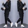 Casual Sports Suit Women's Autumn and Winter Fat Sister Loose and Thin All-match Large Size Western Style Age-reducing Fashion Two-piece Suit
