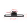 Motorcycle Electric Vehicle Mudguard License Bracket Plate Holder with LED Light Equipment Accessories Brackets