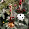 1/4Pcs Christmas Bells Easy Installation Lanyard Design Pine Cone Shape Xmas Bells Doors Windows Tree Decor