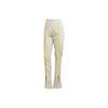 X Stella McCartney Collaboration SS23 Logo Print Flared Mid-Rise Fitted Knit Sports Pants Women Bottoms Light-Yellow IJ0599