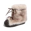 Small Thick-soled Snow Boots Women's 2025 New Autumn and Winter Thickened Fluffy Short Boots Wear Warm Cotton Shoes
