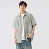 Summer Workwear Short Sleeved Shirt Men's Thin Outdoor Loose Casual Collar Plus Size Shirt