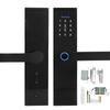 Smart Door Lock Fingerprint Password IC Card Unlocking AntiTheft Security Equipment
