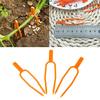 50pcs Plastic Plant Clips Fixing Fastening Fixture Clamp Strawberry Fork Farming Clip Plant Support