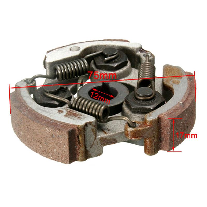 47Cc 49Cc Centrifugal Clutch Pad Mini Moto Quad Dirt Bike Atv 3 Shoe Spring