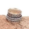 Silver Spinner Ring For Women Four Spinner Ring Fidget Silver Jewelry Ring"7"