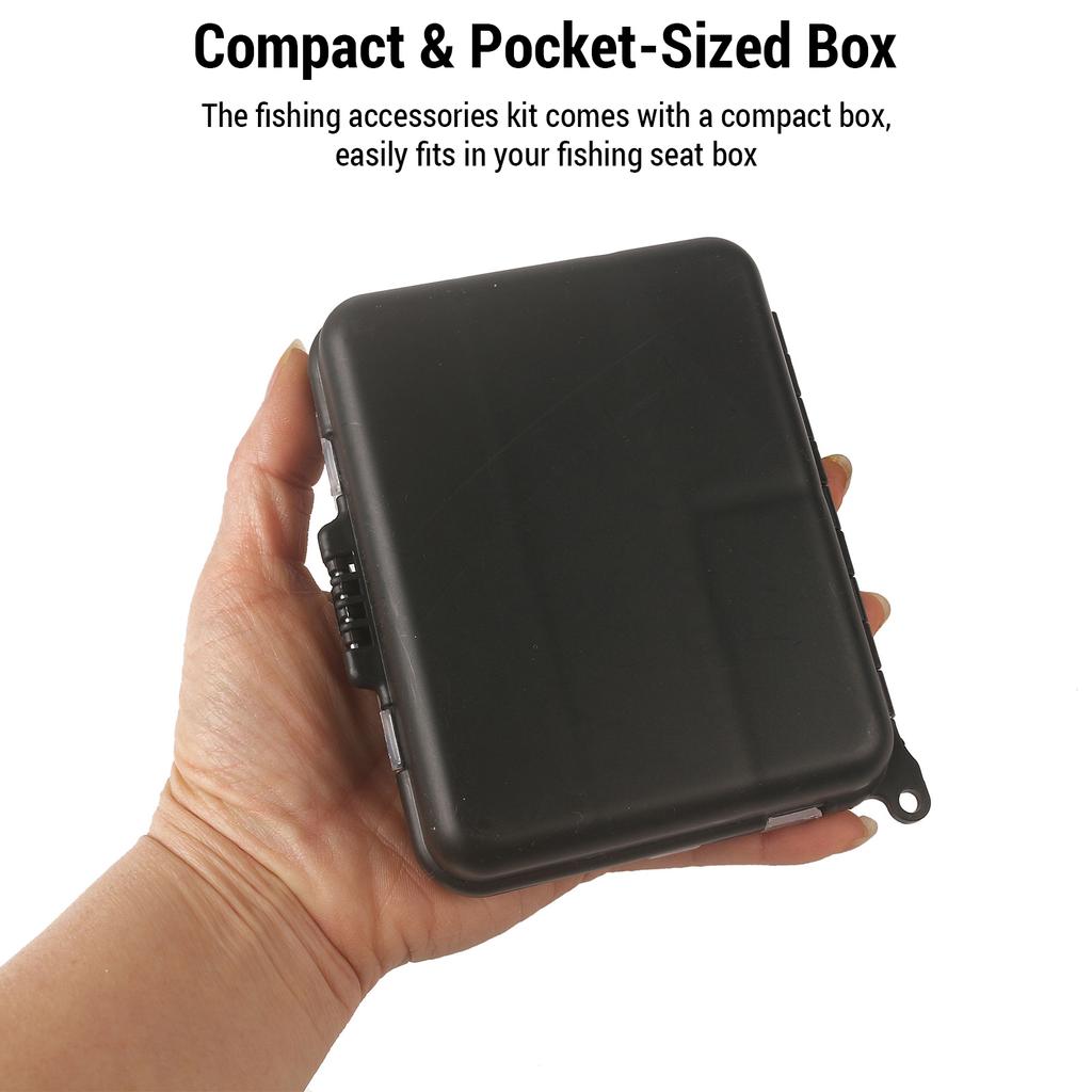 158Pcs Fishing Swivels Kit High Strength Fishing Tackle Box with Barrel Swivels Ball Bearing Swivels for Bass Trout