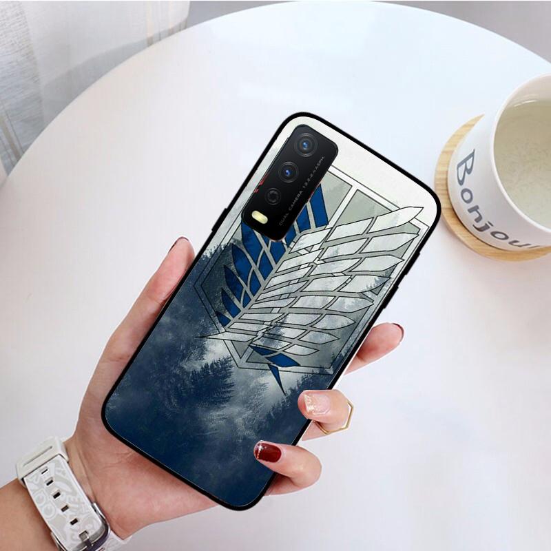 Anime Japanese Attack On Titan Phone Case for VIVO Y31 Y21 Y70 Y21S Y20 Y72 1907 Y12 Y11S Y53S Y33S Y55 Y76 Y51 Y15S Y01