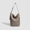 2025 New Fashion Simple Bucket Bag Ins Korean Version High Quality Soft Leather Shoulder Handbag Atmospheric Tote Bag