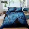 Landscape Starry Sky Duvet Cover Microfiber 3D Print Galaxy King Queen Bedding Set For Kids Teen Boys Girls Gift Bedroom Decor