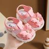 2024 Summer Girls' Princess Beach Sandals: Non-Slip Soft Sole for Little Girls and Infants