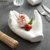 Hotel Special Tableware White Ceramic Dinner Plate Dessert Plates Dim Sum Dish Sushi Plate Fruit Dish Sashimi Plates Snack Tray