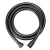 1.5/2.0/3.0/4.0M PVC High Pressure Silver & Black Smooth Shower Hose For Bath Handheld Head Flexible 360° Rotation
