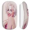 Wireless Mouse - Marilyn - White - Compatible Mac and PC - USB Key Included - Ergonomic