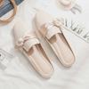 Fashion Bow Women' Shoes Plus Size Women Slippers Sexy Slip On Flat Shoes Casual Muller Street Leisure Slides Casual Shoe Outdoor 2024