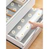 1 Roll Daisy Shelf Liner For Kitchen Cabinets EVA Waterproof Fridge Pad Cupboard Mat Easy Placemats Non-Adhesive Drawer Liner