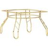 Heavy Stainless Steel Chrome Plated Fancy Water Matka and Pot Stand |Matka Kitchen Rack (Gold Finish)