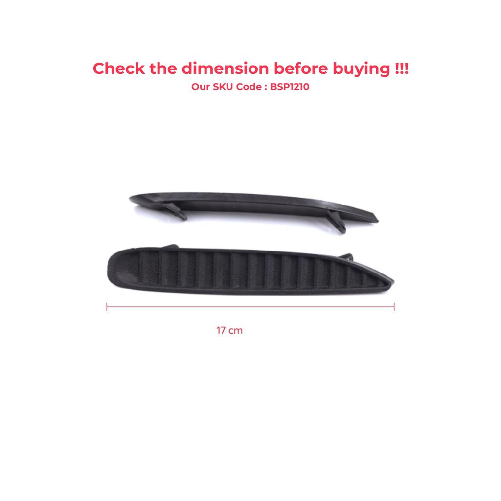 ESP1210 Rear Bumper Right Left Moulding Trim Vent Cover for Renault Megane MK4 LFB 2016-On Sedan 850760115R