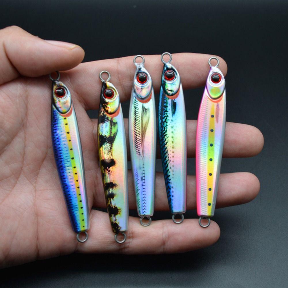 Sinking Minnow 10g 15g Spinning Baits Spanish Mackerel Metal Fishing Lure Lead Casting Jig Bait
