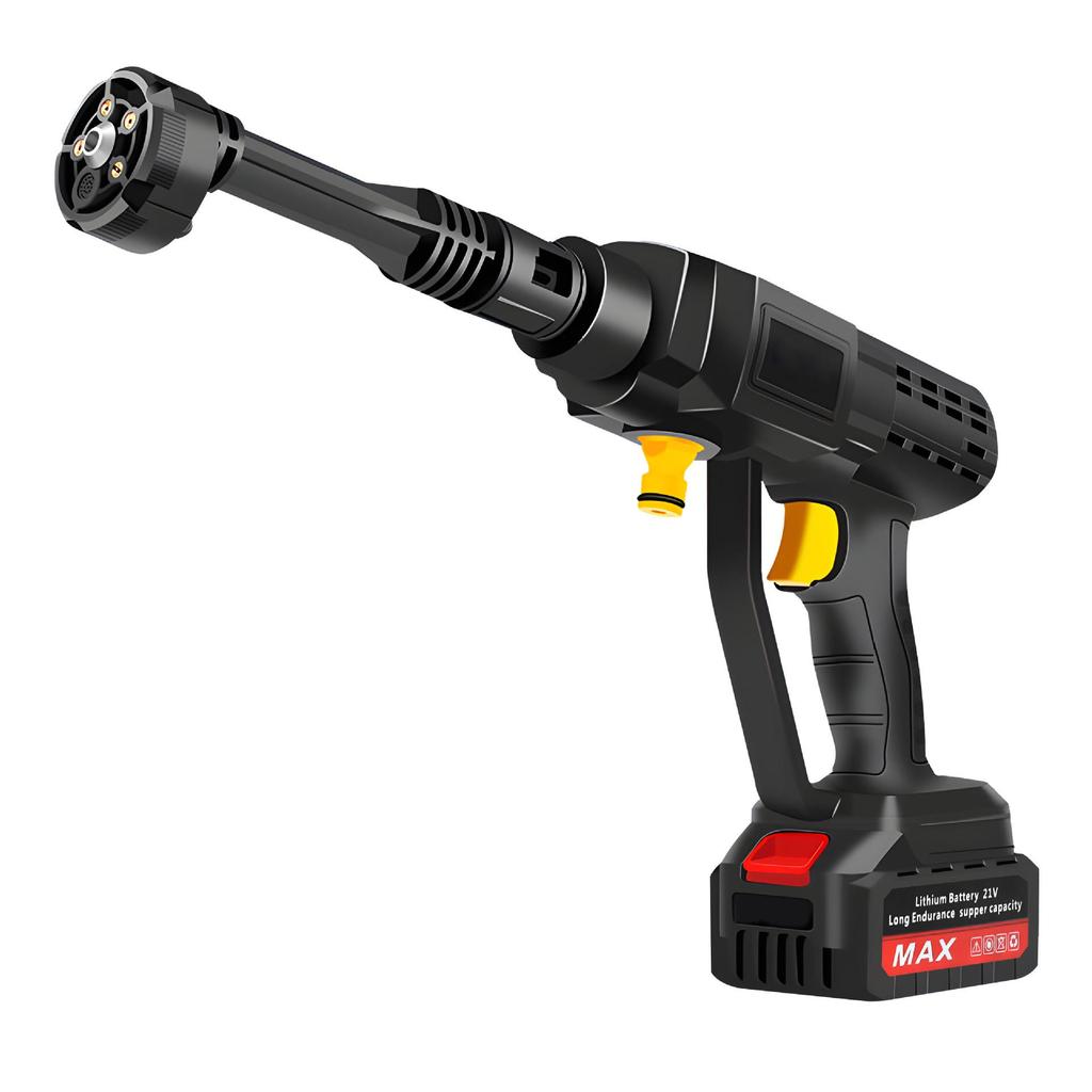 Portable High-Pressure Cordless Car Wash Machine with Rechargeable Battery