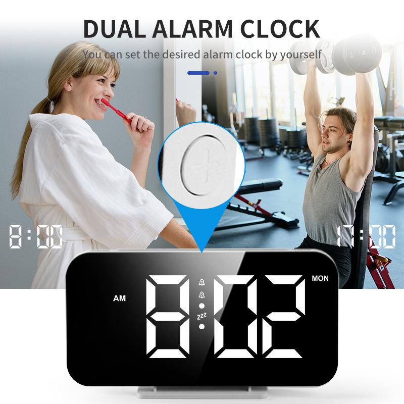Simple Clock Lights Electronic Clock Ambient Light Electronic Clock Multi Function Alarm Clock