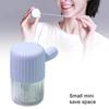 Contact Lens Washer with Tweezer Drawstring Energy Saving Contact Lens Cleaning Case Box Mini Contact Lens Manual Spin Cleaner Travel Use