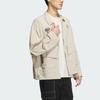 Adidas Originals X Changchangxiong Collaboration Nagaba Sportswear Ss23 Flap Pocket Logo Zip воротник куртка мужская куртка бежевый IS0643
