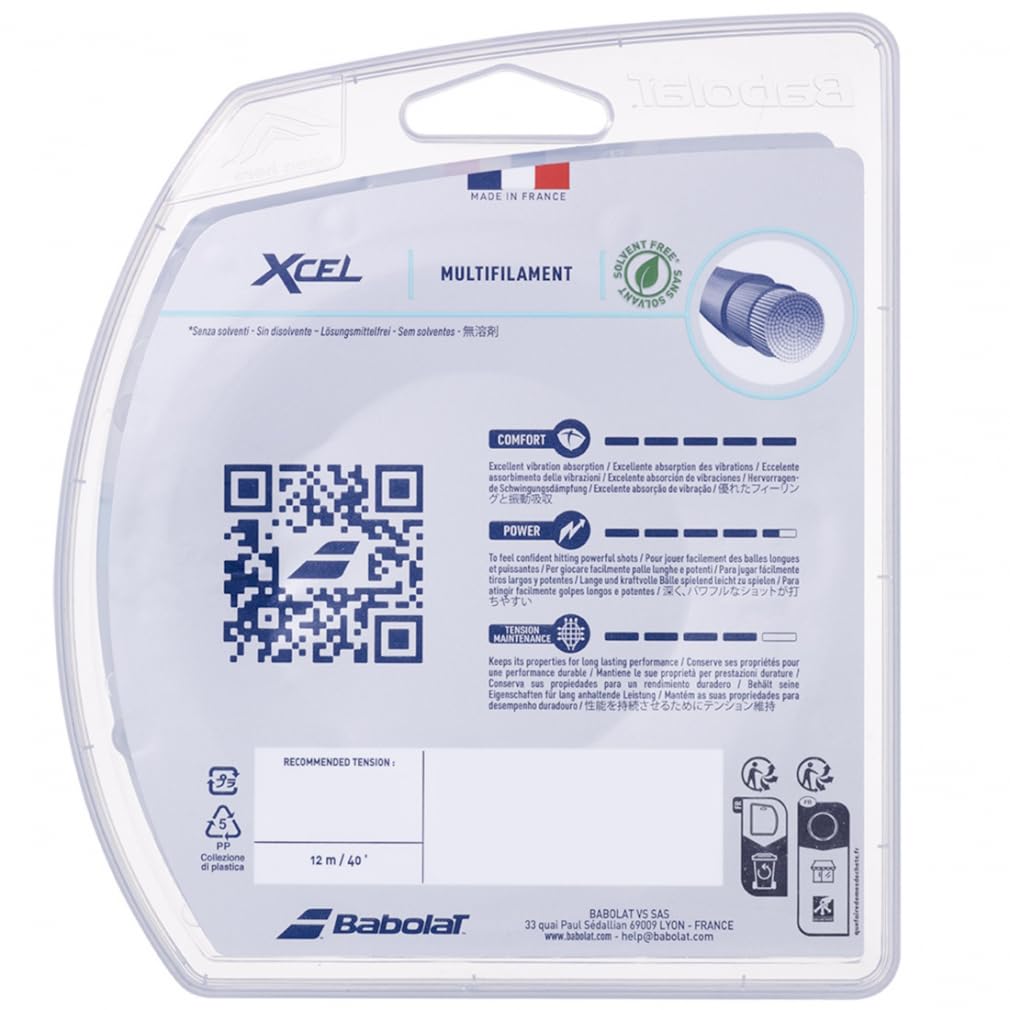 Babolat XCEL Tennis 241110 String, 12m,