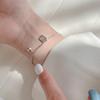 S925 Sterling Silver Lucky Bracelet Special-Interest Design Simple Cold Style Ins Bracelet Jewelry Women's Fashion Jewelry