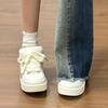 Thick-soled Cream Bread Shoes Women's Tide Autumn New Little White Shoes Versatile Sports and Leisure Board Shoes