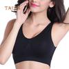 Women Sexy Single Layer Seamless Soft Breathable Bra Wireless Sports Yoga Shapewear Top Female
