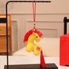 PP Cotton Plush Horse Keychain Handmade Plush Horse Doll Pendant  Birthday Gift