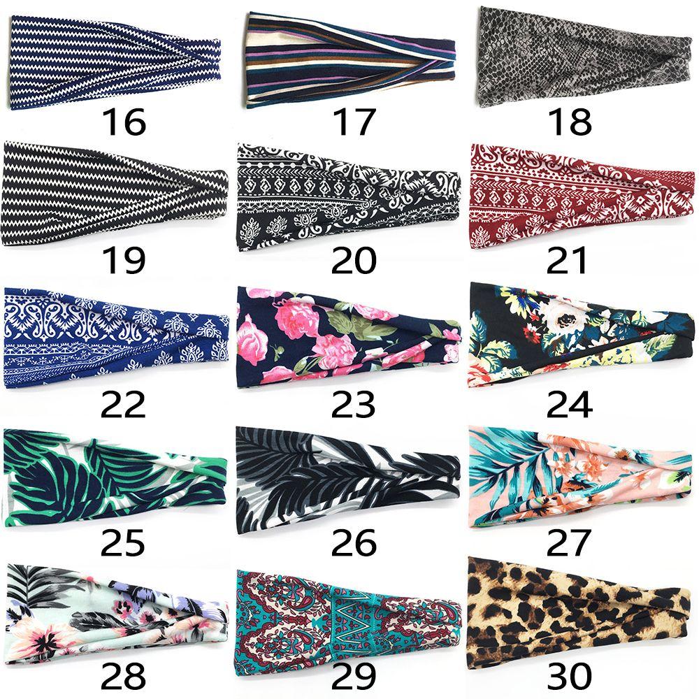 Running Sweat Absorbing Yoga Hair Bands Sport Bandana Women Headbands Elastic Turban Head Wrap