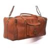 Leather Goat Travel Bag Gym Men Luggage Genuine Duffel New S Brown Vintage New