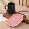 Adjustable Temperature Rapid Heating Coaster for 55°C Constant Warmth—Perfect for Office and Dorm Milk Warming