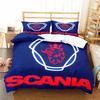 Scanias Truck Logo Bedding Set Boys Girls Twin Queen Size Duvet Cover Pillowcase Bed Kids Adult Fashion Home Textile