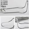Garden Wire Buckle Silver For Flower Support Supplies 10PCS Spring Steel