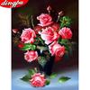 5D Diamond Embroidery Full Display Rose DIY Diamond Painting Flower Full Round Cross Stitch