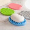 Creative Silicone Flexible Soap Plate Holder Bathroom Toilet Soapbox Soap Dish