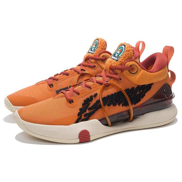 Li Ning Disney X Flash 8 Premium Tigger Low Top Basketball Shoes Men Sneakers Jam-Orange ABAS005-2