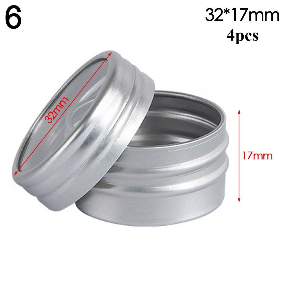 Candle for Cream Balm Metal Box Tea Cans Cosmetic Container Aluminum Tin Jar Refillable Bottles